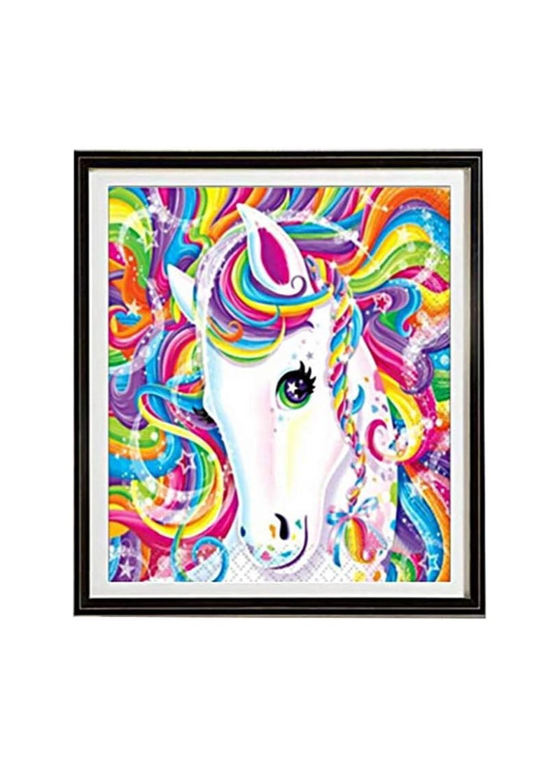 HASTHIP® DIY 5D Unicorn Diamond Painting Kits Full Drill Crystal Rhinestone Embroidery Pictures Arts Craft for Home Wall Decor