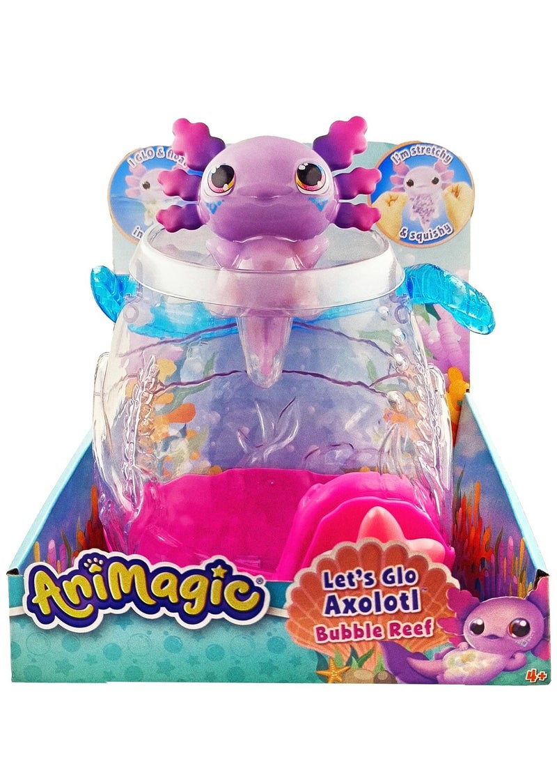 Animagic Let's Glo - Axolotl Bubble Reef