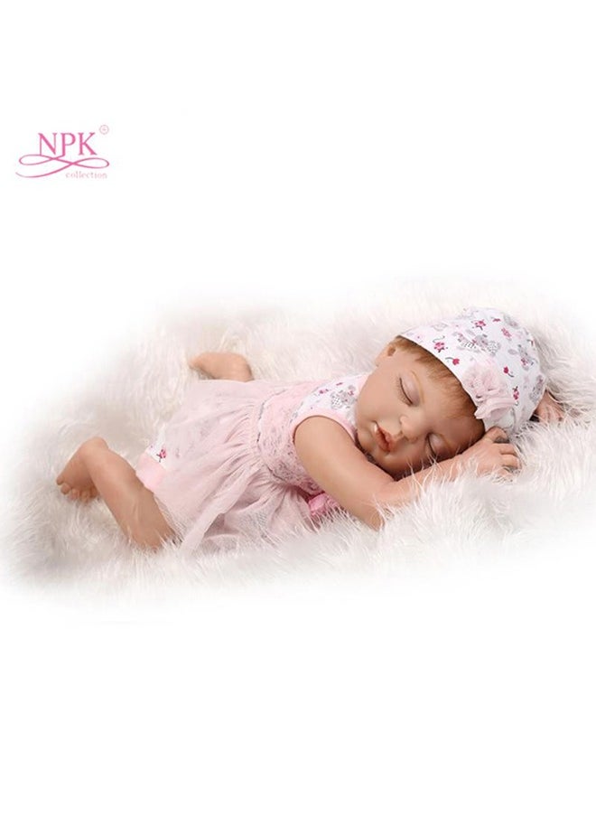 Reborn Baby Doll Realistic Newborn Baby Doll - Lifelike, Soft Silicone Doll Girl and Doll Clothes for Ages 3+