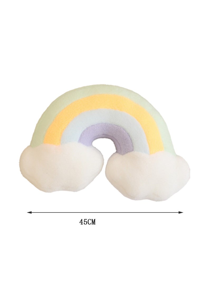 45 CM Cute Rainbow Shape Plush Toy Soft Stuffed Cartoon Doll For Girls And Boys All Ages Gift (Style 3)