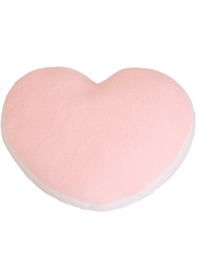 35 CM Cute Heart Shape Plush Toy Soft Stuffed Cartoon Doll For Girls And Boys All Ages Gift (Pink)