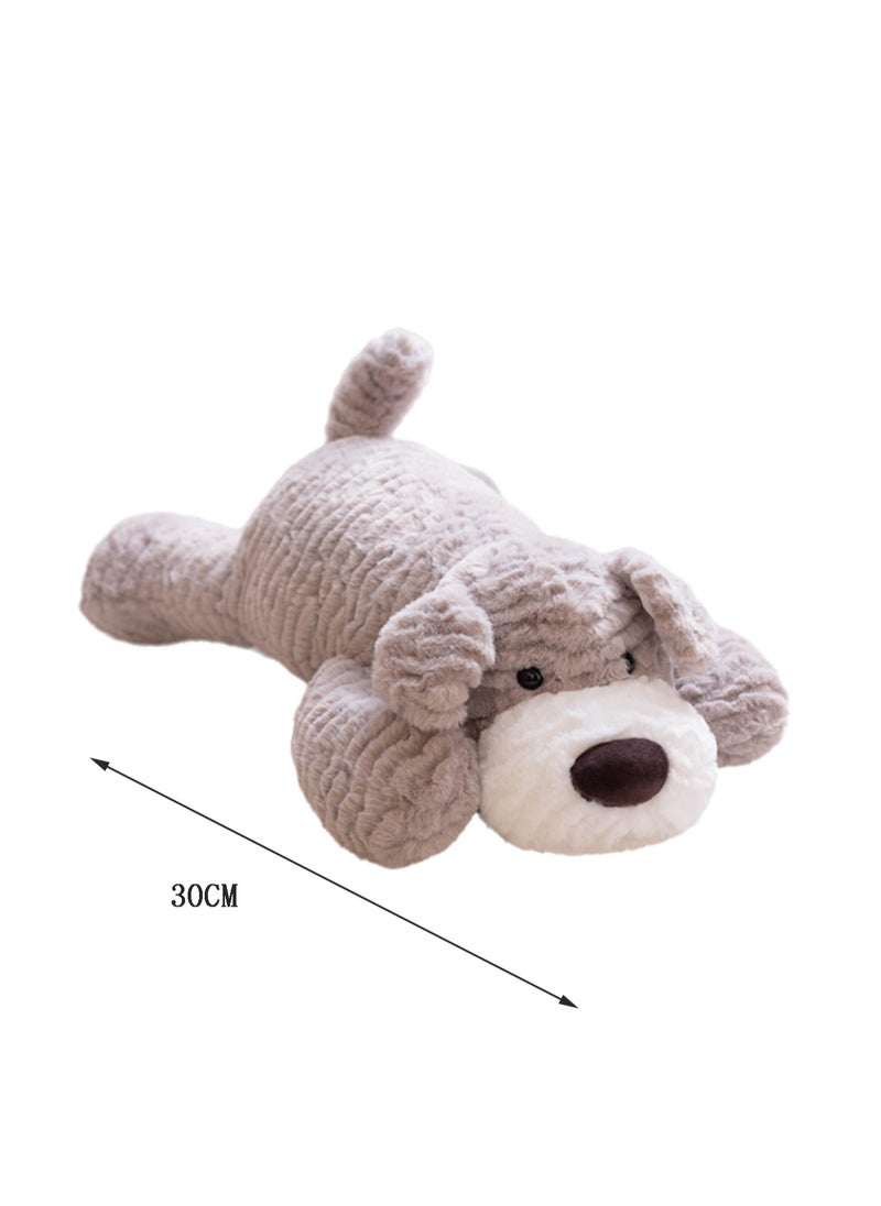 30 CM Cute Simulation Dog Plush Toy Soft Stuffed Animal Doll For Girls And Boys All Ages Gift (Style 1)