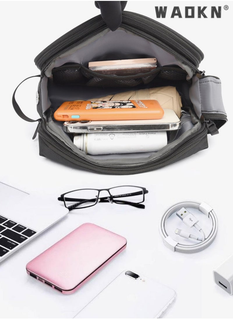 Enhanced Toiletry Bag for Men & Women - Ideal for Travel & Cosmetics with Double Zip Opening for Easy Access and Ample Large Storage Space for Maximum Organization