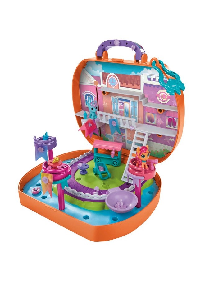 Mini Magic World Mini Creation Port-Pony Bay Creative Set With Sunny Starscout, Age 5 And Up