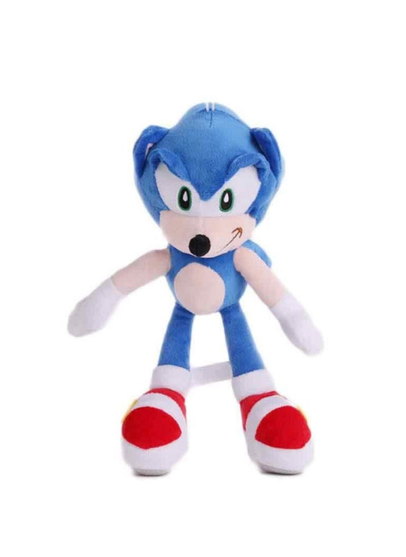 The Hedgehog Plush Blue Length 25 width 15 height 40cm