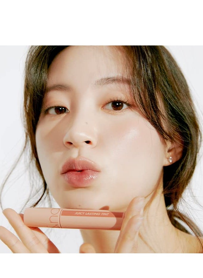 Rom&Nd Juicy Lasting Tint | 22 Pomelo Skin 5.5g | Vivid color, Juicy & Glossy Finish, Long-lasting, MLBB, moisturizing, Highly-Pigmented | Clear & Natural Makeup, Lip Tint for Daily Use, K-beauty