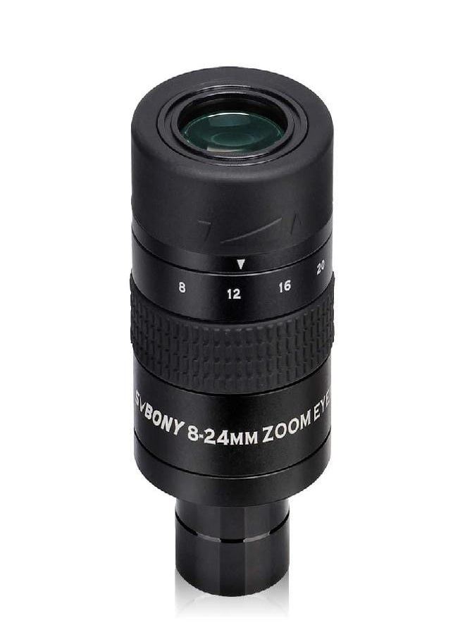 SV171 Telescope Eyepiece, Zoom Eyepiece, 1.25 inch 8mm to 24mm Zoom FMC 7 Element 4 Group for Telescope