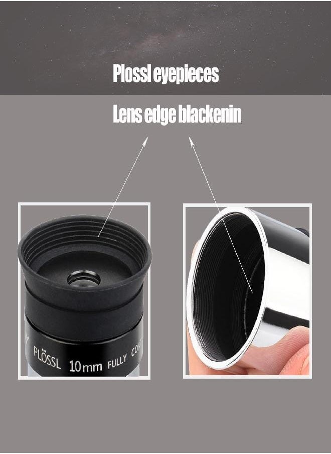 SV147 Astronomical Telescope Eyepiece, Plossl Eyepiece 1.25 inches 10mm, Fully Multi-Coated Eyepieces to Reduce Light Reflection, Good Gift for Astronomical Observation