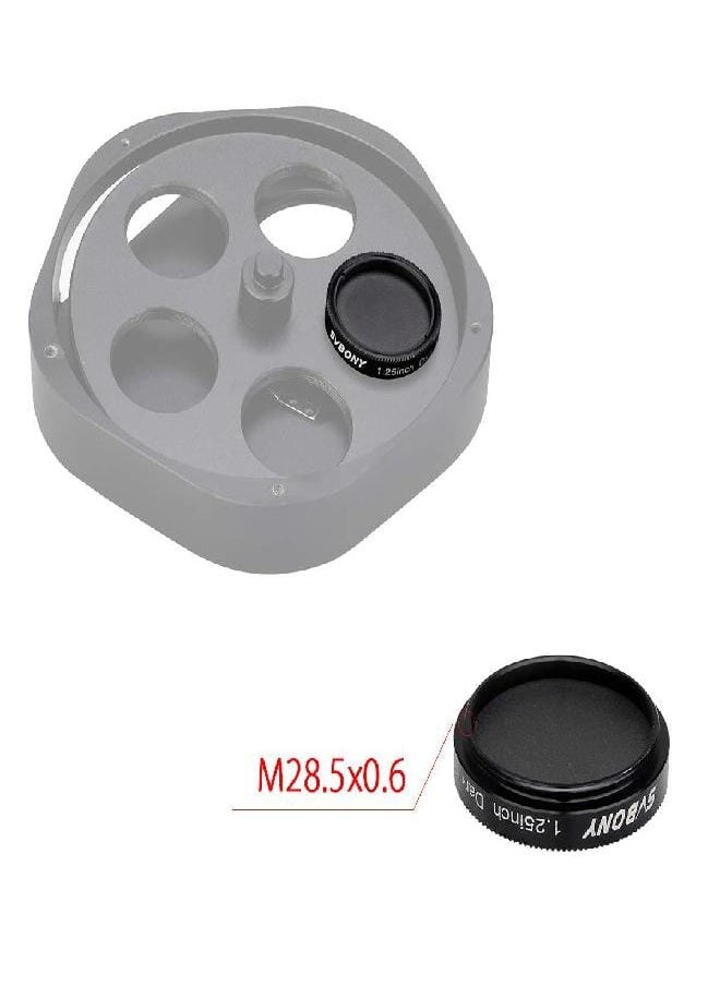 SV164 Telescope Filter, 1.25 inches Dark Frame Imaging Filter, for Eliminate Camera Noise and Hot Pixels, Black