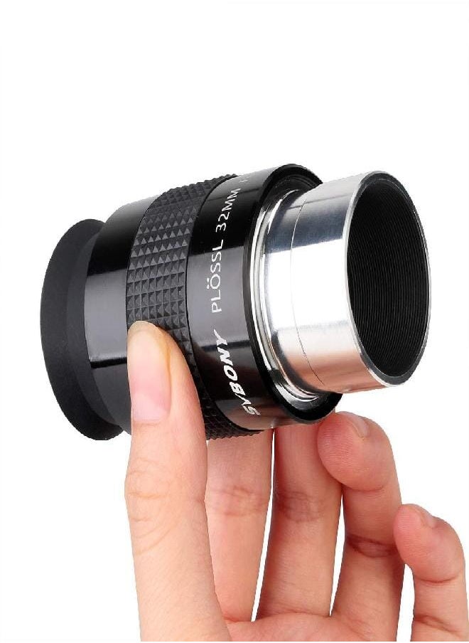 SV131 Eyepiece 32mm 1.25 Inch Plossl Telescope Eyepiece Telescope Accessory Standard 1.25 inch Filter Threaded for Telescope