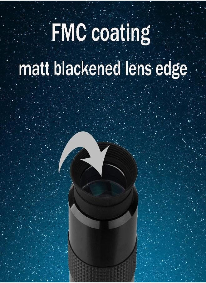 SV131 Plossl Eyepiece, 1.25 Inches 40mm Telescope Lens, 4 Elements Design 48 Degrees Field of View Telescope Eyepiece with Filter Threaded for Telescope