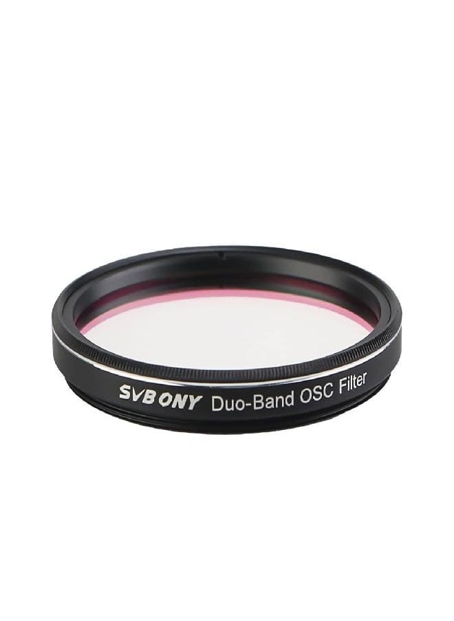 SV220 Telescope Filter, Dual-Band Nebula Filter, H-Alpha and O-III Narrowband Filter for One-Shot Color Cameras, Light Pollution Filter for Astrophotography (2 inches)