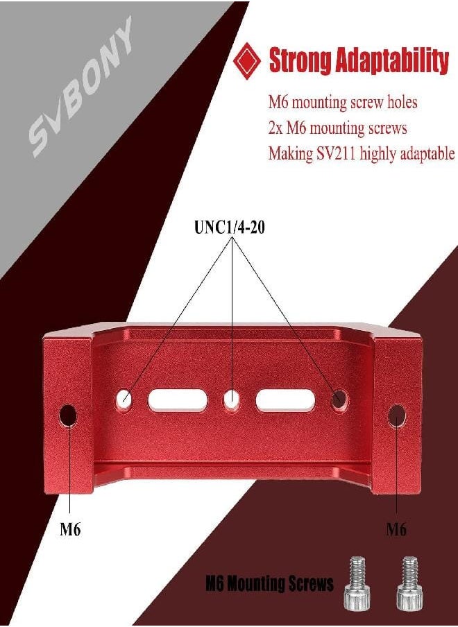 SV211 Dovetail Base, Finderscope Mount Bracket, 135mm Telescope Handle Bar, to Handle Telescope and Installation of Finder Scope for Optical Telescope