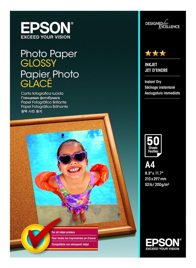 Photo Paper Glossy A4 50 sheets