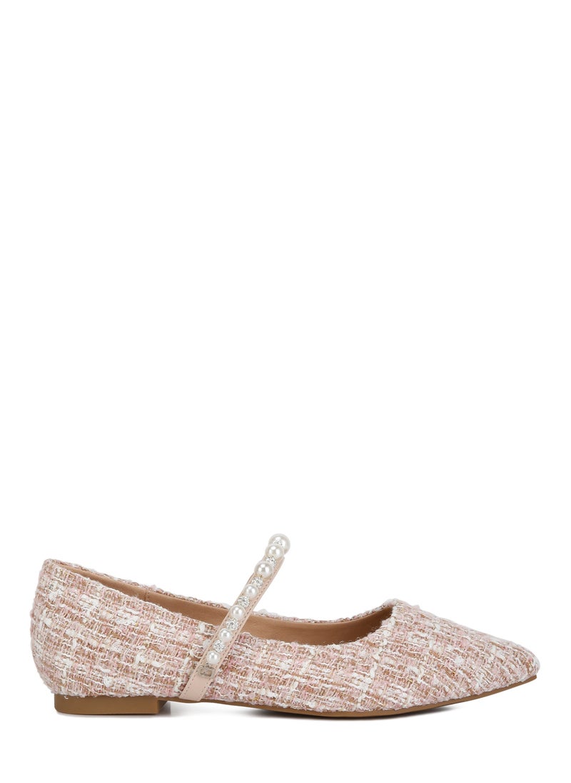 Blush Mary Jane Ballet Flats