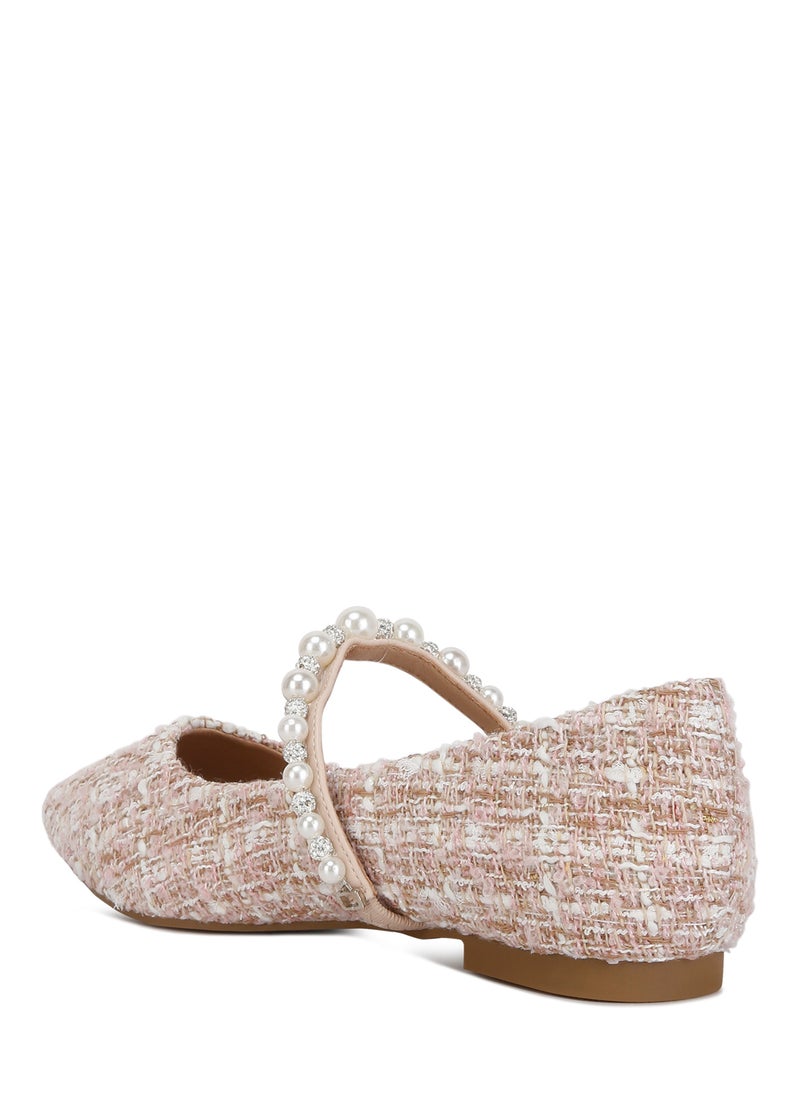 Blush Mary Jane Ballet Flats