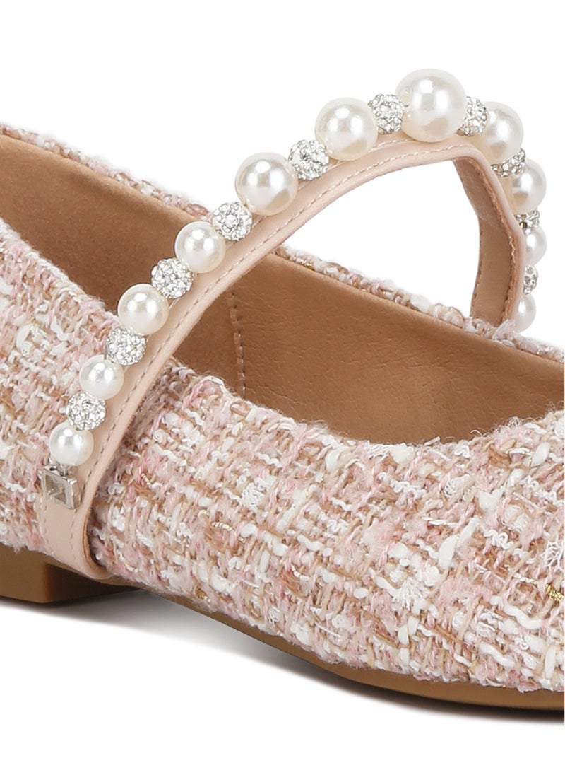 Blush Mary Jane Ballet Flats