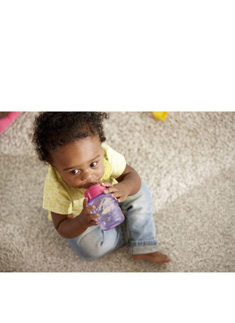 AVENT Philips Silicone Classic Spout Cup Without Handle | Pink/Purple | 260ml