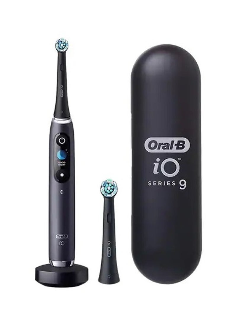 Series 9 Special Edition Electric Toothbrush, 7 Cleaning Modes, Dental Care, Colour Display, Charging Travel Case & Beauty Bag, Black Onyx– Black