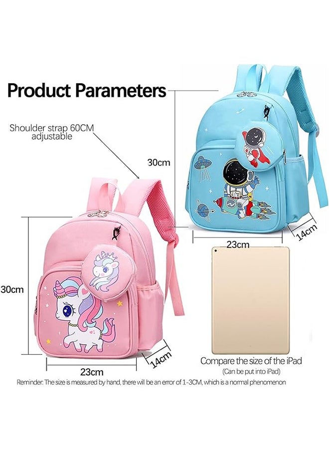 Toddler Backpack Kids,  Kids School Backpack, Lightweight Bookbags, with Coin Pocket for Girls Boys