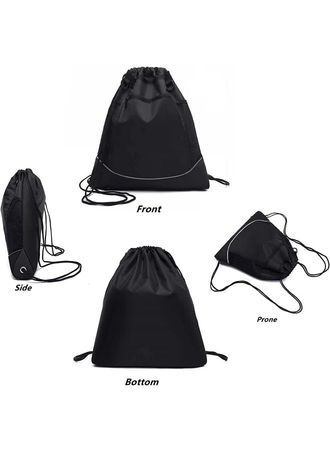 Drawstring Pocket Backpack, Men's and Women's Outdoor Travel Sports Backpack, Basketball Football Swimming Riding Bag