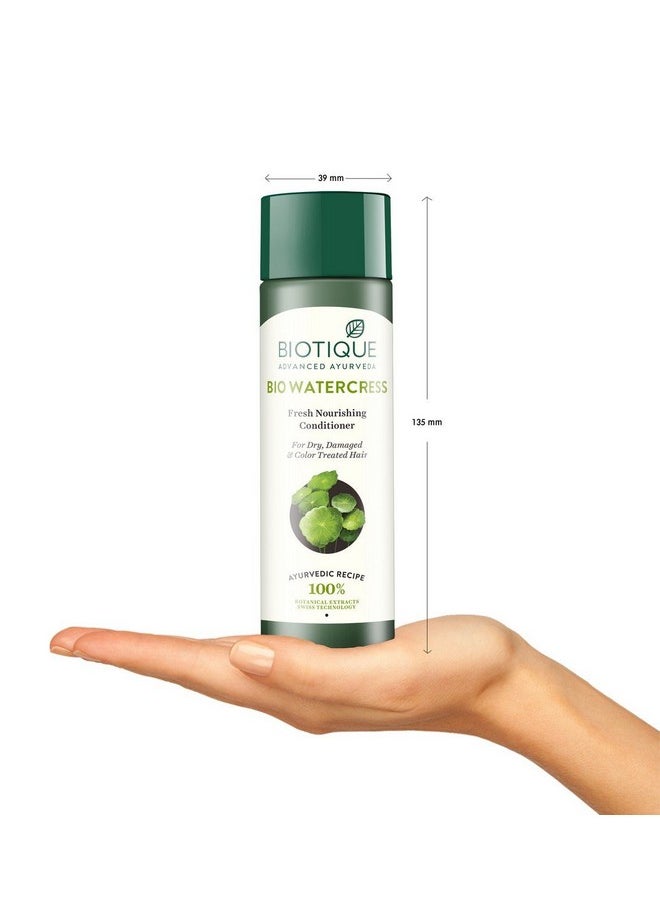 Bio Watercress Fresh Nourishing Conditioner For Dry Damaged Color Treated And Perm 120 Ml