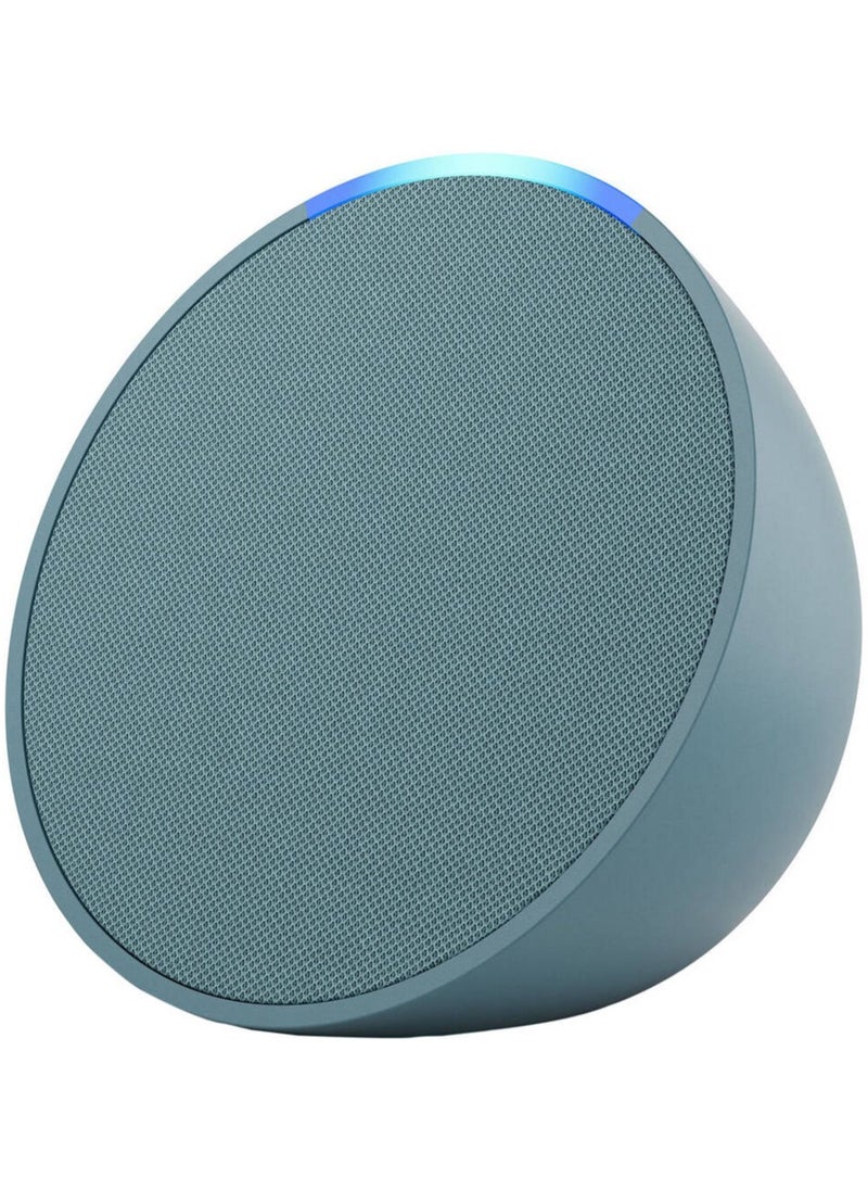 Smart Home Systems Pop Full sound compact Wi-Fi & Bluetooth smart speaker  Use your voice to control smart home devices, play music or the Quran, and more (speaks English & Khaleeji) green