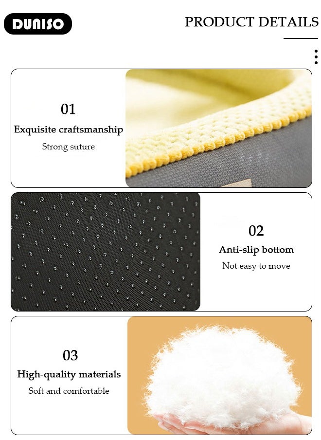 Dog Bed, Non-Slip Pet Sofa Lounger Puppy Couch Removable Machine Washable Cover Cushion Big Cat Kennel Cot, Medium Large Adult Dogs Kitten Sleeping Mattress