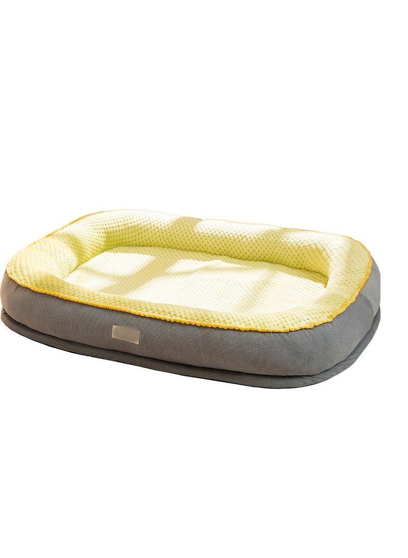 Dog Bed, Non-Slip Pet Sofa Lounger Puppy Couch Removable Machine Washable Cover Cushion Big Cat Kennel Cot, Medium Large Adult Dogs Kitten Sleeping Mattress