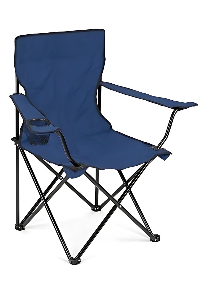 ECVV Outdoor Folding Chair with Armrest Camping Fishing Seat Portable Beach Camping Picnic Beach Outdoor Portable Camping Chair