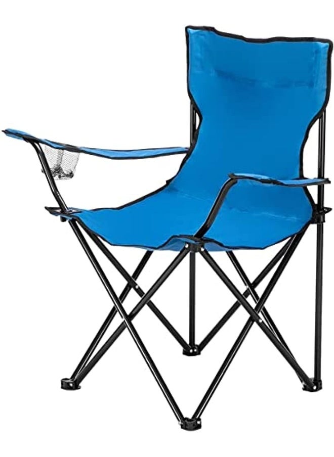 Camping Chair-Foldable Beach Chair-Picnic Chair with Carry Bag for Adult, Lightweight Folding High Back Camping Chair for Outdoor Camping and Beach Travel Chair Picnic, Hiking (Multicolour)