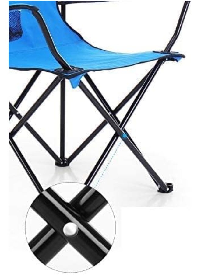 Camping Chair-Foldable Beach Chair-Picnic Chair with Carry Bag for Adult, Lightweight Folding High Back Camping Chair for Outdoor Camping and Beach Travel Chair Picnic, Hiking (Multicolour)