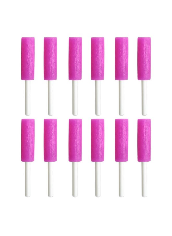 Aligner Chewies, Colorful Orthodontic Chewies For Invisible Braces Aligner Tray Seaters, Medical Grade Silicone - Individually Packaged, Tasteless(Purple, 12Pcs)