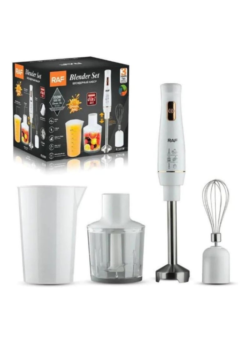 RAF R298 4in1 Multi-Purpose Adjustable Speed Hand Blender Set