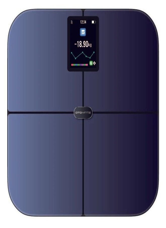 Personal smart body scale upto 180kg 0.1kg ✔️Bluetooth ✔️Large TFT colour screen ✔️ Accurate weight tracking ✔️ Monitors heart rate ✔️ Tracks body fat ✔️ Easy app sync Google Fit, Apple Heatth, Fitbit  ✔️full body report ✔️automatic profile identification