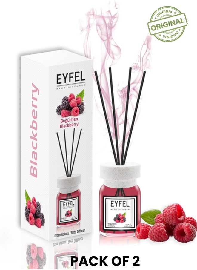 eyfel eau de parfum EYFEL Reed Diffusers for Home – BlackBerry Reed Diffuser Set 4.05 fl oz Oil Diffuser Sticks, Bathroom Diffuser, Oil Reed Diffuser, Scented Sticks, Oil Diffuser Sticks 2 pcs