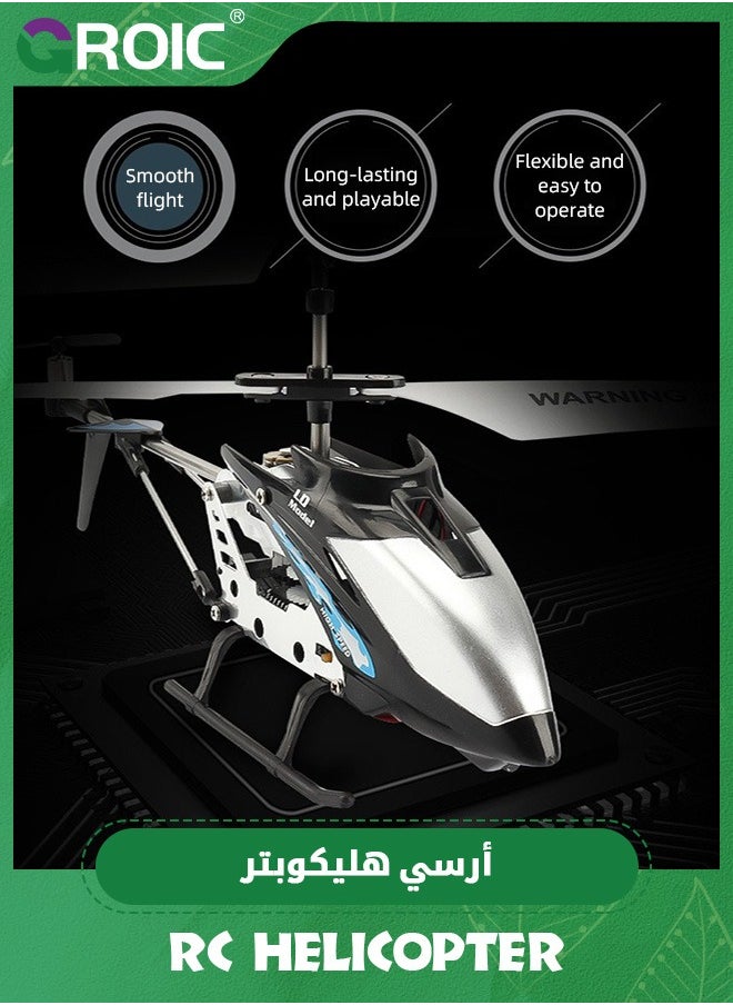 RC Helicopter, 3.5 GHz Remote Control Helicopter with LED Light and Altitude Hold, One Key Take Off/Landing, Mini Helicopter Remote Helicopter Toys, 3.5 Channe Flying Helicopter Toy, Altitude Hold