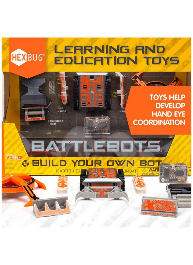 Battlebots Build Your Own Bot Tank Drive, Toys For Kids, Fun Battle Bot Hex Bugs