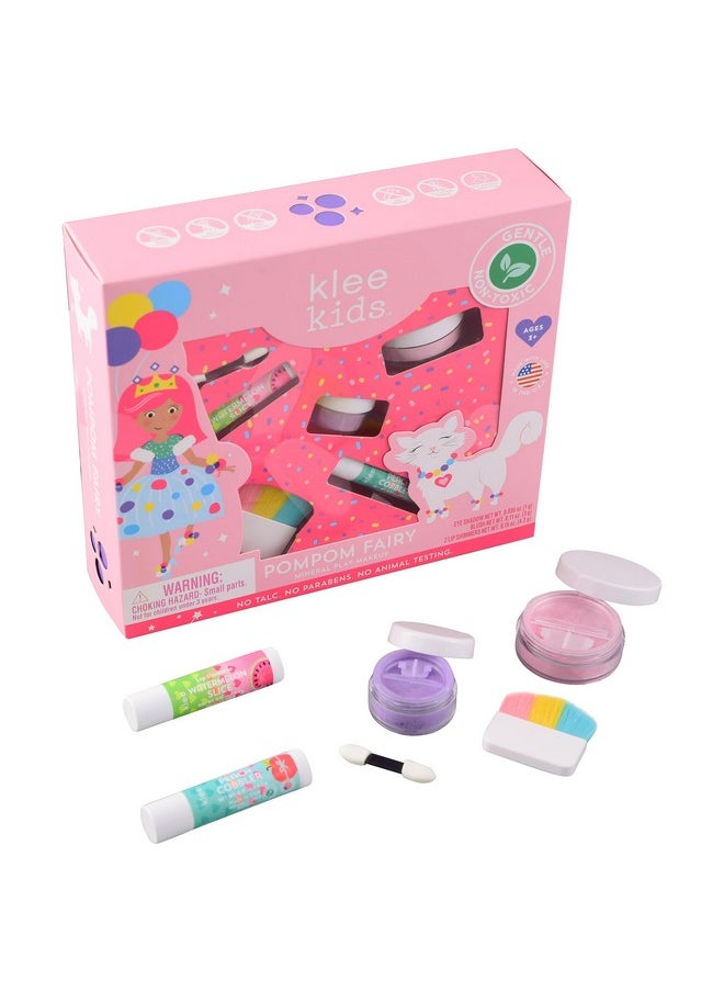 Luna Star Klee Kids Play Makeup Kit. Gentle And Non-Toxic. Kid-Friendly. Made In Usa. (Pom Pom Fairy)