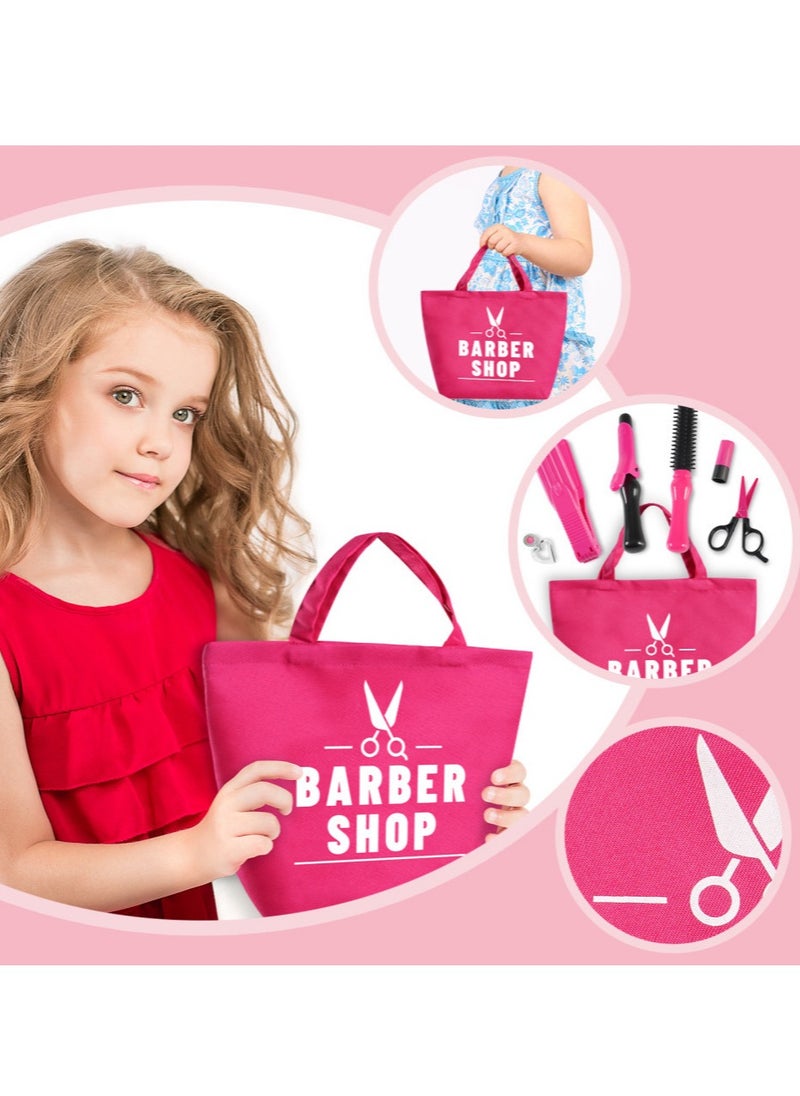 Kids Makeup Kit for Girls Makeup Set, Hairdressing Tools Toy Set Girls Accessories Handbag Real Washable Make up Kit for Little Girl Princess Toddler Makeup for Kid Birthday Gifts Toys for Girls