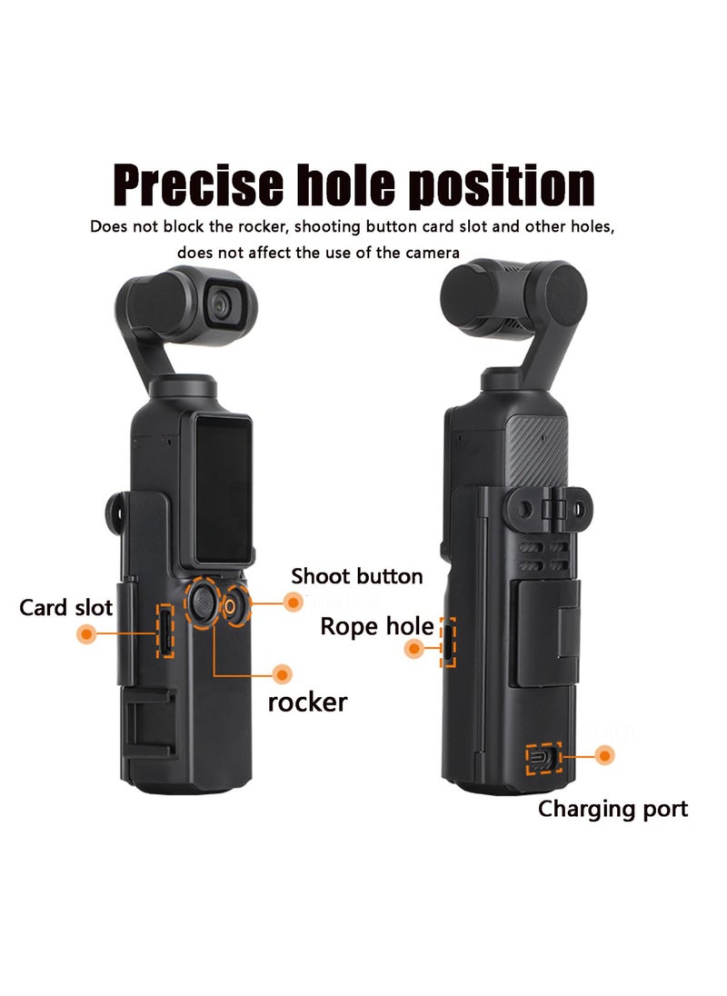Camera Mount Stand Extension Adapter for DJI Osmo Pocket 3 Case Holder  Protective Cage Cold Shoe Light Microphone Tripod Mount Bracket Holder Backpack Clip Bike Clamp Handle Frame Accessories for Osmo Pocket 3