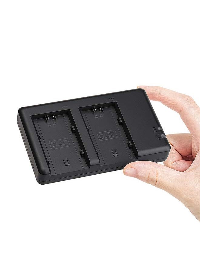 NP-W235 Battery Charger for Fujifilm X-T4 Mirrorless Camera and GFX 50S II with Built-in Safety Integrated Circuit and 7-fold Protection, Compatible with Original and Brand Batteries