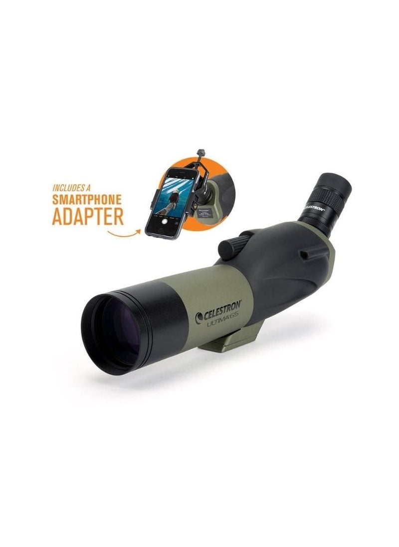 Celestron Ultima 65 mm - 45 Degree Spotting Scope with SmartPhone Adapter
