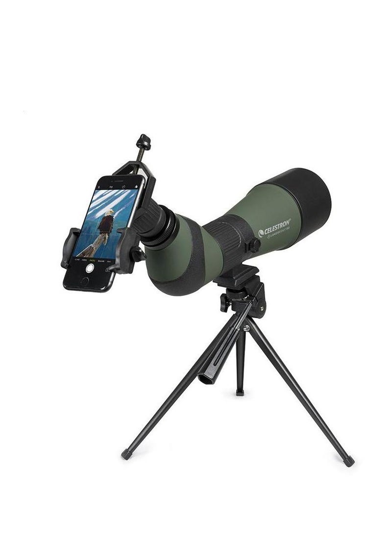 Celestron LandScout 20-60x80 spotting Scope with Tripod , Smart Phone Adapter