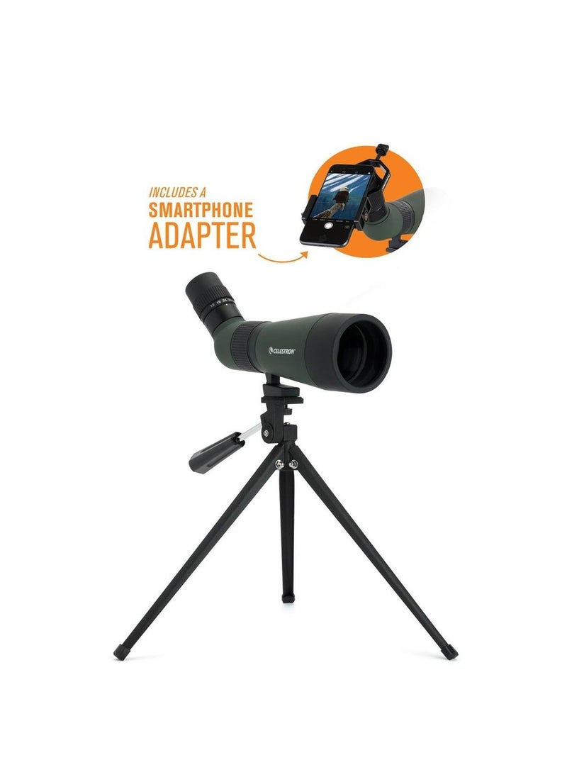 Celestron LandScout 20-60x80 spotting Scope with Tripod , Smart Phone Adapter