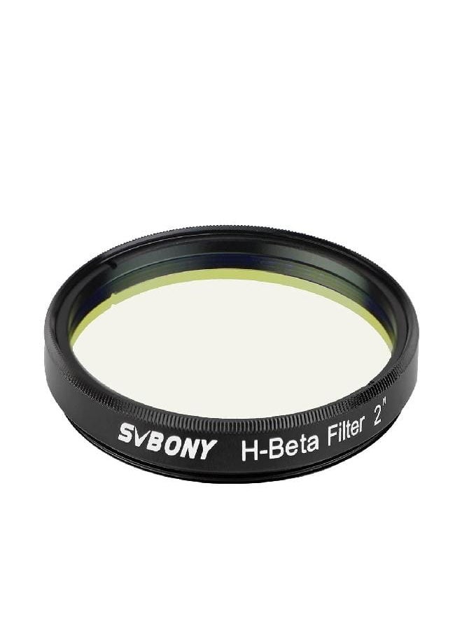 SV132 Telescope Filter, 2 inches H-Beta Narrowband Filter, 25nm Visual Nebulosity Eyepiece Filter, for Horsehead Nebula California and Cocoon Nebulae in Dark Skies