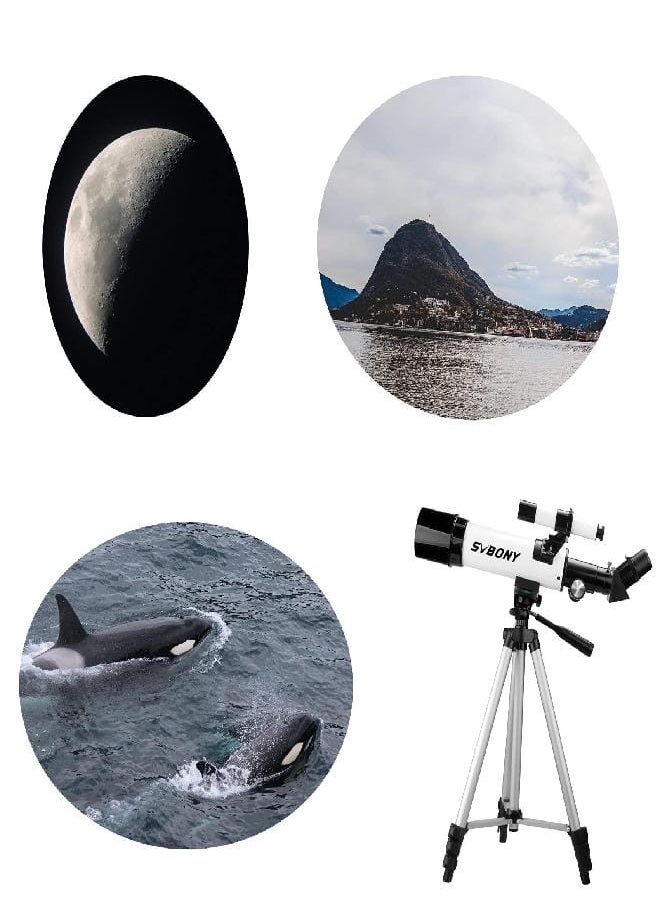 Telescope for Adults, Easy to Use, 60mm Aperture Astronomy Telescopes, Multi-Coated Optics Portable Refractor Telescope, Ideal Gift for Beginners