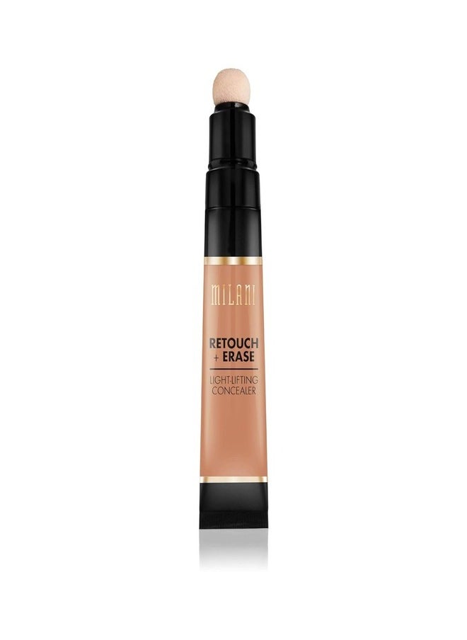 Milani Retouch + Erase Lifting Concealer 7ml - Shade 06 Deep Honey – Full-Coverage Lightweight Concealer for Flawless Skin, Brightening Effect, and Long-Lasting Wear