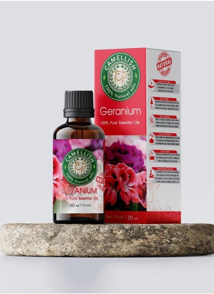 Natural Giranium Essential oil 30 mll by Camellish