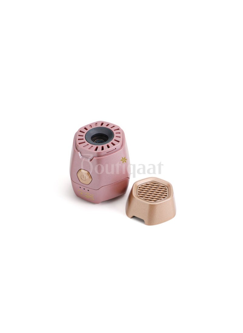 Round Mini Bukhoor Electric Incense Burner Portable USB Rechargeable